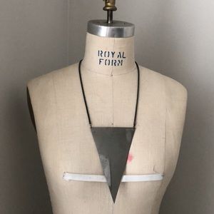 Triangle statement necklace